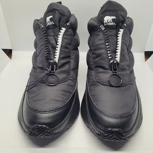 Sorel Puffy Reißverschluss Stiefel Turnschuhe Damen Out N About III Größe 10 - Bild 1 von 11