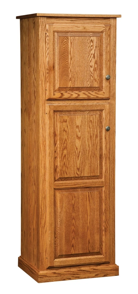 Amish Traditional Kitchen Pantry Storage Cupboard Roll Out Shelves Solid Wood - Image 1 of 3