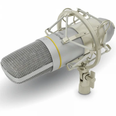 Citronic CCU2 USB Studio Condenser Microphone Professional Podcast Livestream - Image 1 of 4