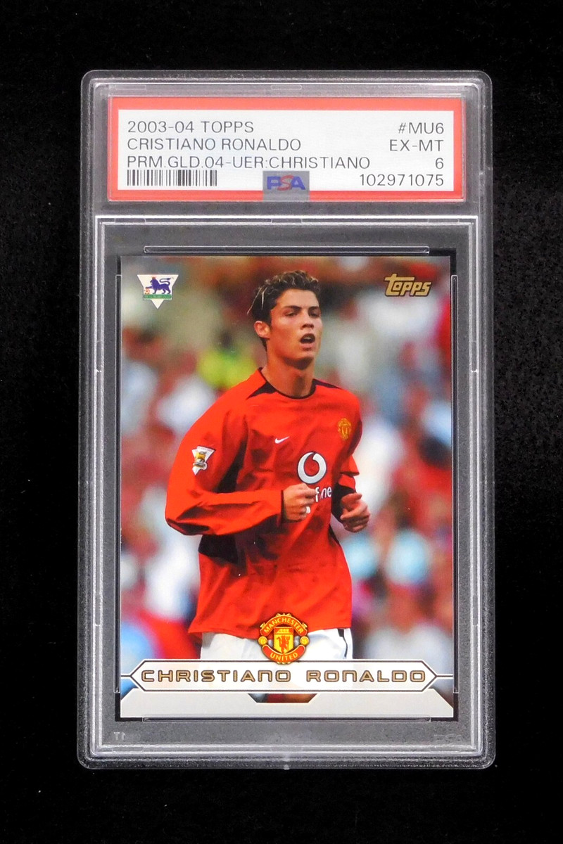 2003-04 Topps Premier Gold 2004 Cristiano Ronaldo #MU6 for 2003-04 Topps Premier Gold 2004 Cristiano Ronaldo #MU6 for