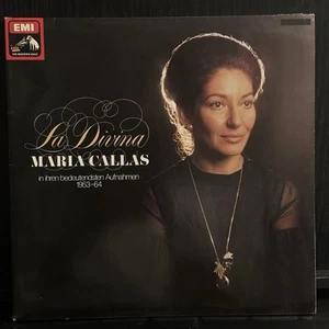 Maria Callas – La Divina - 1984 EMI German 2xLP Mono Reissue Gatefold NM Vinyl - Picture 1 of 12