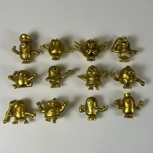 2019 McDonald’s Despicable Me Gold Minion Toys Lot Of 12 - Picture 1 of 15