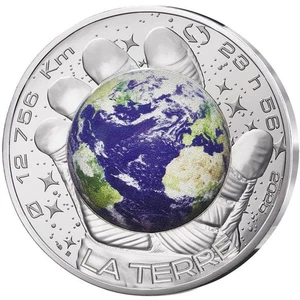 FRANCIA 100 EURO PLATA 2025 ODISEA ESPACIAL LA TIERRA - Bild 1 von 3