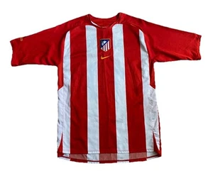ATLETICO MADRID FOOTBALL SHIRT 2005/2006 Nike Total 90 "Aguero" Back 2XL Rare - Picture 1 of 17