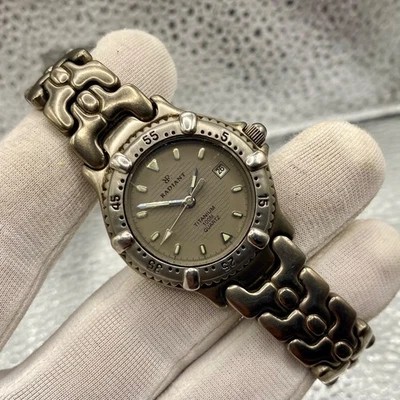 RELOJ MUJER VINTAGE RADIANT DIVER TITANIO 100M COLECCIÓN VINTAGE VX12E-29703 NOS Foto 1 de 4