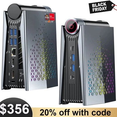 ACEMAGIC S3A Mini Gaming PC AMD Ryzen 7 8745HS 32GB DDR5 1TB SSD Win11 Pro WiFi6 - Image 1 of 4