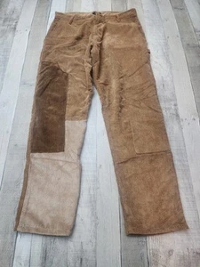 Boohoo Man Skate Contrast Panel Corduroy Carpenter Pants Men's 34x31 - Picture 1 of 11