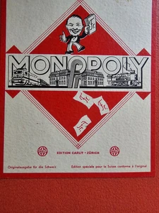 Sammlerobjekt: Monopoly Schweiz, Edition Carlit-Zürich 1960, Deutsch/Französisch - Bild 1 von 14