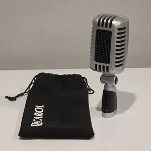 CAROL CLM-101 Retro Dynamic Microphone Ultra Unidirectional XLR Sing Recording - Picture 1 of 9