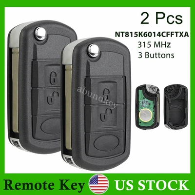 2 Flip Remote Key Fob For Land Rover LR3 Range Rover Sport 2006 2007 2008 2009 - Image 1 of 4