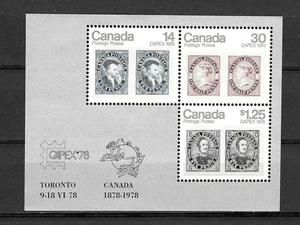 Hoja de recuerdo JWSTAMPS Canadá 756a. MNH. OPEX78 - Imagen 1 de 1