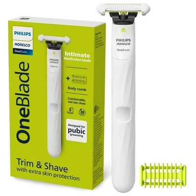 Philips Norelco New Oneblade Unisex Intimate Pubic & Personal Body Trimmer, 1Pk, - Image 1 of 4