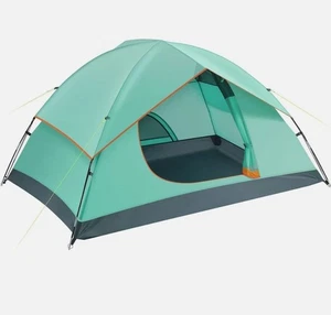 Ciays Campingzelt (türkis Farbe) 4 Personen wasserdichtes Zelt mit abnehmbarem Rainfly  - Bild 1 von 6