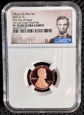 2025 S Lincoln Penny Cent 1C NGC PF70 RD Ultra Cameo (First Day Of Issue) 🔥 - Image 1 of 4
