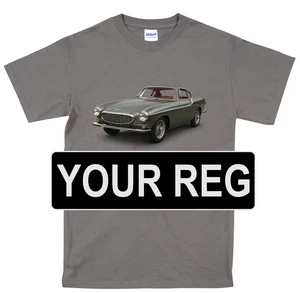 Volvo P1800 T Shirt, Personised Plate Classic Car six colours S-5XL - Picture 1 of 12