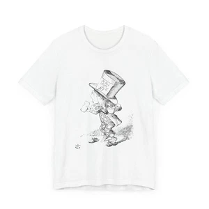 POP Culture Classics Series Mad Hatter Unisex Jersey Short Sleeve T-Shirt - Picture 1 of 63