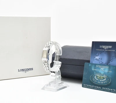 [Nuevo/Caja, Papel] Reloj Longines Dolce Vita L5.158.0 Bisel Diamante Carcasa Damas Foto 1 de 4