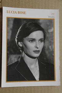 (S16) STARPORTRAITKARTE - Lucia Bose - Picture 1 of 1