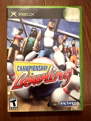 Championship Bowling Video Game Xbox Original 2005 Sports Tested w/ Manual - Image 1 of 3