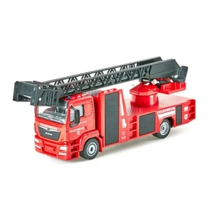SIKU 1:50 MAN Turntable Ladder Fire Engine Truck Diecast Model Car Toy SK2114 - Picture 1 of 5