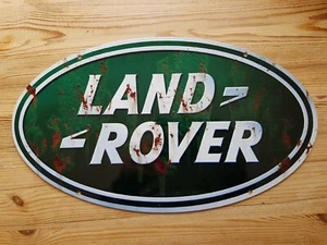 Land Rover 8" x 14" small oval Metal Sign Man Cave/ Garage/ Shed - Picture 1 of 2