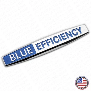 Blue Efficiency Side Fender Marker Sticker OEM ABS Badge Logo Emblem Decorate - Picture 1 of 6