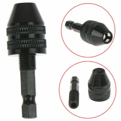 Mini Bohrer Adapter Bit Bohrfutter 0,3-3.6mm schlüssellos Sechskant 1/4'' HEX  - Bild 1 von 4