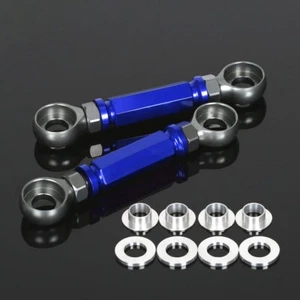 BLUE ADJUSTABLE LOWERING LINK FOR SUZUKI GSXS 750/Z GSXR GSX-R 600 750 1000 1100 - Picture 1 of 12