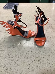 ORANGE FLAMMEN KEILABSATZ 5,5 - Bild 1 von 5