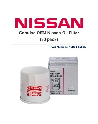 Genuine Nissan Oil Filter 15208-65F0E 30 Pack - Image 1 of 4