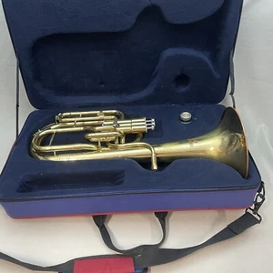 John Packer JP072 Mk II Tenor Horn Brass Gold Colour One Valve Needs Attention - Picture 1 of 19