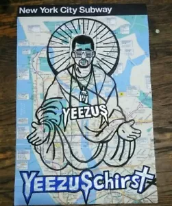 GRAFFITI MAP Yeezus - Picture 1 of 1