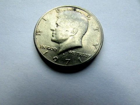 1971-D   KENNEDY HALF DOLLAR ERROR COIN Cover