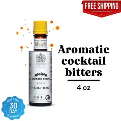 BRANDED ANGOSTURA Aromatic Bitters, Cocktail Bitters for Professional and Home Mixologis