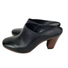 Botkier New York Womens Black Leather Mules Bootie Shoes Size 8 Comfort 4"
