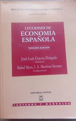 LECCIONES DE ECONOMÍA ESPAÑOLA Jose Luis Garcia - Imagen 1 de 4