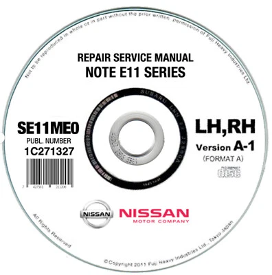 Nissan Note E11 (2006-2009) Manual De Taller En Cd - Imagen 1 de 4