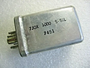 Sigma Instruments 8-Pin 7JOX 1000 S-SIL Sealed Electromagnetic Relay  - Picture 1 of 5