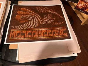 Soundgarden Red Rocks Juli 2011 Brad Klausen Poster SIGNIERT SN! 23x19,5! - Bild 1 von 7