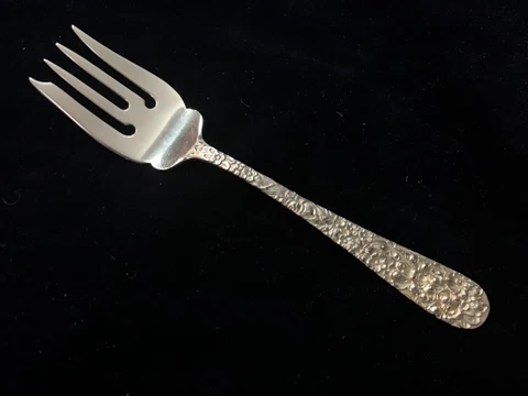 Stieff Sterling Flatware, Rose, Salad Fork, 6 in, no mono Cover
