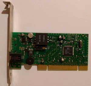 Carte modem OLITEC V.92 ready V2 PCI DATA FAX RJ-11 - Photo 1/2