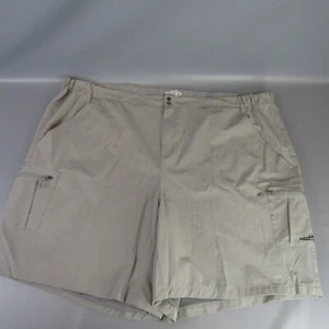 Reel Life Cargo Fishing Shorts Women's Size 5X Slate Gray Elastic Waist - Picture 1 of 11
