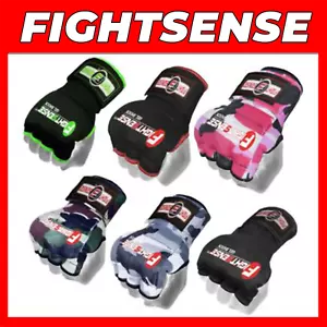 Guantes de gel de boxeo,MMA,Guantes de agarre con envolturas de mano,Guantes internos,Par UFC - Imagen 1 de 41