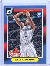 2014-15 Panini Donruss The Rookies RC NO. 21 Kyle Anderson - San Antonio Spurs