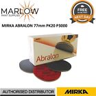 Mirka Abralon 77mm 3" P3000 Grit HookNLoop Foam Fine Finishing Discs Pad  PK20 