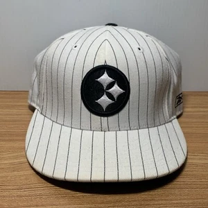 Pittsburgh Steelers 7 3/8 Fitted Cap Reebok NFL Nadelstreifen Einheitsgröße Mütze - Bild 1 von 11