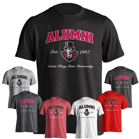 Austin Peay State University Governors Alumni Logo Short Sleeve Graduate Tee Cover