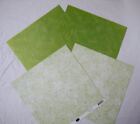4 Sheets 12x12" Reminisce + Luxe Green Shabby Chic Floral Scrapbook Papers V5