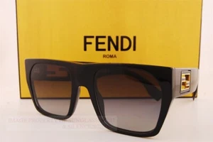 Nuovissimi occhiali da sole FENDI FE 40124I 01B nero/grigio sfumato per donna - Foto 1 di 7