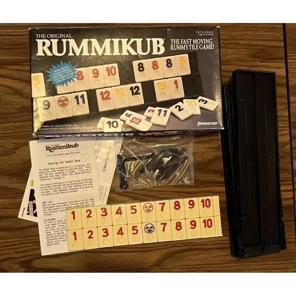 Rummikub Pressman 1990 The Original Tile Game Open Box Pieces Sealed. - Image 1 of 4